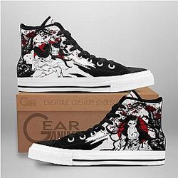 Demon Slayer Converse - Nezuko Demon High Top Shoes | Anime Converse AG0512