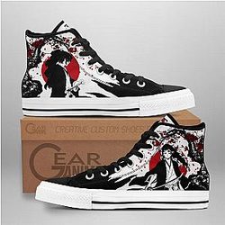 Demon Slayer Converse - Yoriichi Tsugikuni High Top Shoes | Anime Converse AG0512
