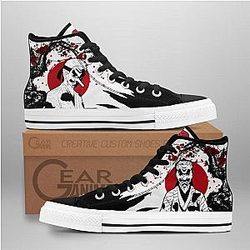 Demon Slayer Converse - Sakonji Urokodaki High Top Shoes | Anime Converse AG0512