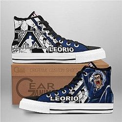 Hunter x Hunter Converse - Leorio High Top Shoes | Anime Converse AG0512