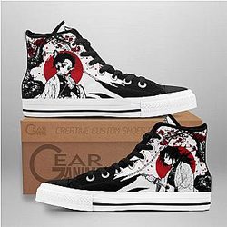 Demon Slayer Converse - Giyu and Shinobu High Top Shoes | Anime Converse AG0512