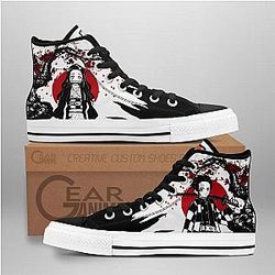 Demon Slayer Converse - Tanjiro & Nezuko High Top Shoes | Anime Converse AG0512