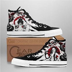 Demon Slayer Converse - Gyutaro and Daki High Top Shoes | Anime Converse AG0512