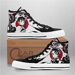 Demon Slayer Converse - Tanjiro Kanao High Top Shoes | Anime Converse AG0512