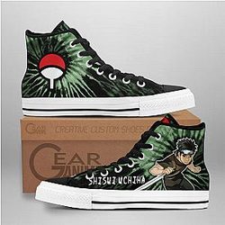 Naruto Converse - Shisui Uchiha High Top Shoes Tie Dye Mix Manga | Anime Converse AG0512