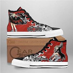 Soul Eater Converse - Maka Albarn High Top Shoes | Anime Converse AG0512