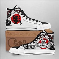 One Piece Converse - Luffy Nika Awakening Gear 5 High Top Shoes | Anime Converse AG0512