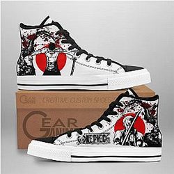 One Piece Converse - Zoro High Top Shoes | Anime Converse AG0512