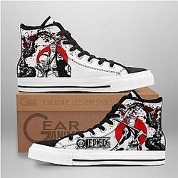 One Piece Converse - Zoro Wano Arc High Top Shoes | Anime Converse AG0512