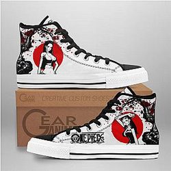 One Piece Converse - Nico Robin High Top Shoes | Anime Converse AG0512