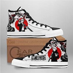 One Piece Converse - Trafalgar Law High Top Shoes | Anime Converse AG0512