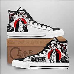 One Piece Converse - Shanks High Top Shoes | Anime Converse AG0512