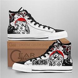 One Piece Converse - Jinbe High Top Shoes | Anime Converse AG0512