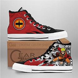 Naruto Converse - Nrt Uzumaki Sage High Top Shoes Mix Manga | Anime Converse AG0512