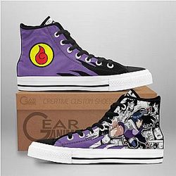 Naruto Converse - Hinata Hyuga High Top Shoes Mix Manga | Anime Converse AG0512