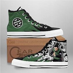 Naruto Converse - Shikamaru Nara High Top Shoes Mix Manga | Anime Converse AG0512