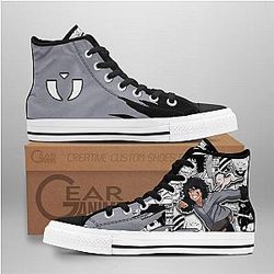 Naruto Converse - Kiba Inuzuka High Top Shoes Mix Manga | Anime Converse AG0512
