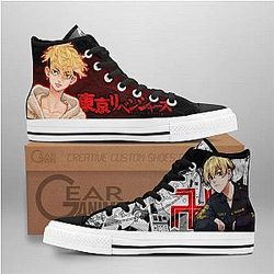 Tokyo Revengers Converse - Chifuyu Matsuno High Top Shoes | Anime Converse AG0512