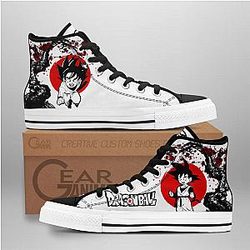 Dragon Ball Converse - Goten High Top Shoes | Anime Converse AG0512