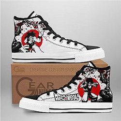 Dragon Ball Converse - Yamcha High Top Shoes | Anime Converse AG0512