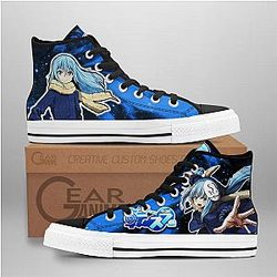 That Time I Got Reincarnated as a Slime Converse - Rimuru Tempest High Top Shoes | Anime Converse AG0512