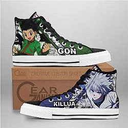 Hunter x Hunter Converse - Killua and Gon High Top Shoes | Anime Converse AG0512
