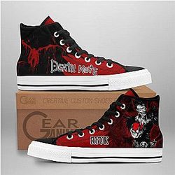 Death Note Converse - Ryuk High Top Shoes | Anime Converse AG0512