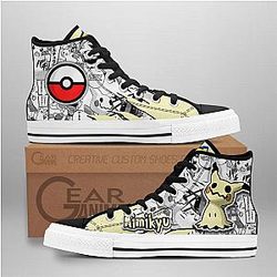 Pokemon Converse - Mimikyu High Top Shoes Mix Manga | Anime Converse AG0512