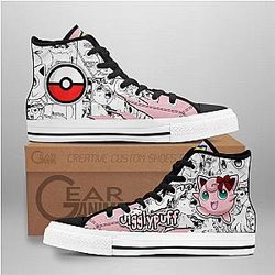Pokemon Converse - Jigglypuff High Top Shoes Mix Manga | Anime Converse AG0512
