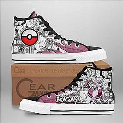 Pokemon Converse - Mewtwo High Top Shoes Mix Manga | Anime Converse AG0512