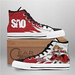 Sword Art Online Converse - Ayano Keiko High Top Shoes | Anime Converse AG0512