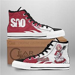 Sword Art Online Converse - Rika Shinozaki High Top Shoes | Anime Converse AG0512