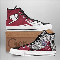 Fairy Tail Converse - Mirajane Strauss High Top Shoes Mix Manga | Anime Converse AG0512