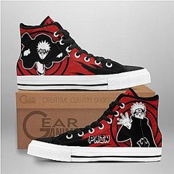 Naruto Converse - Pain High Top Shoes Mix Manga | Anime Converse AG0512