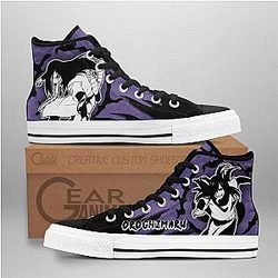 Naruto Converse - Orochimaru High Top Shoes Mix Manga | Anime Converse AG0512