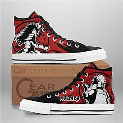 Naruto Converse - Madara Uchiha High Top Shoes Mix Manga | Anime Converse AG0512