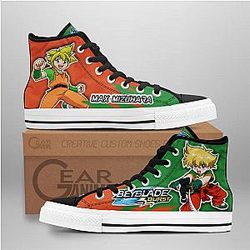Beyblade Converse - Max Mizuhara High Top Shoes | Anime Converse AG0512