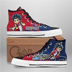 Beyblade Converse - Valt Aoi High Top Shoes | Anime Converse AG0512