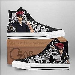 Bleach Converse - Renji Abarai High Top Shoes | Anime Converse AG0512
