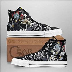 My Hero Academia Converse - Tomura Shigaraki High Top Shoes | Anime Converse AG0512