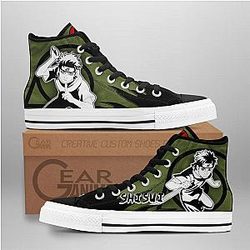 Naruto Converse - Shisui Uchiha High Top Shoes Mix Manga | Anime Converse AG0512