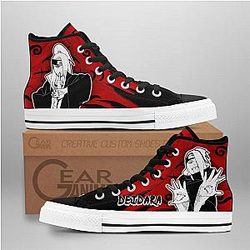 Naruto Converse - Deidara High Top Shoes Mix Manga | Anime Converse AG0512