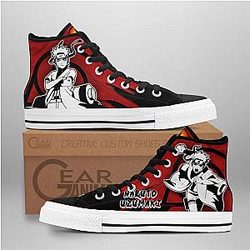 Naruto Converse - Nrt Uzumaki Sage High Top Shoes Mix Manga | Anime Converse AG0512
