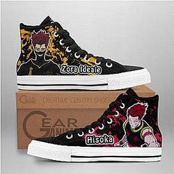 Hunter x Hunter Converse - Hisoka and Zora Ideale High Top Shoes | Anime Converse AG0512