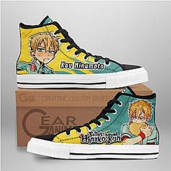 Toilet-bound Hanako-kun Converse - Kou Minamoto High Top Shoes | Anime Converse AG0512