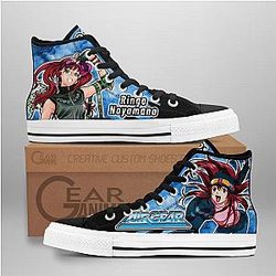 Air Gear Converse - Ringo Noyamano High Top Shoes Otaku Gift Ideas | Anime Converse AG0512