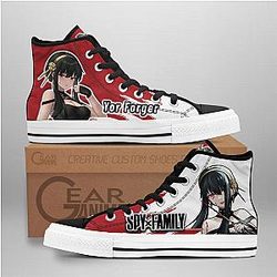 Spy x Family Converse - Yor Forger High Top Shoes | Anime Converse AG0512