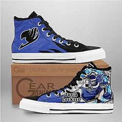 Fairy Tail Converse - Juvia Lockser High Top Shoes Mix Manga | Anime Converse AG0512