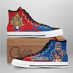 JoJo's Bizarre Adventure Converse - Guido Mista High Top Shoes | Anime Converse AG0512