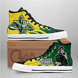 JoJo's Bizarre Adventure Converse - Noriaki Kakyouin High Top Shoes | Anime Converse AG0512